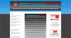 Desktop Screenshot of pinstripekits.com